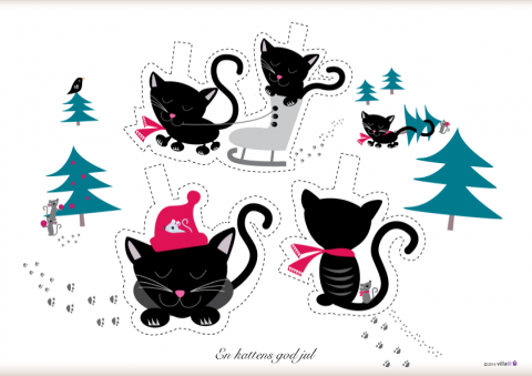 Kravlekatte - klippeark hvid Kravlekatte - klippeark hvid