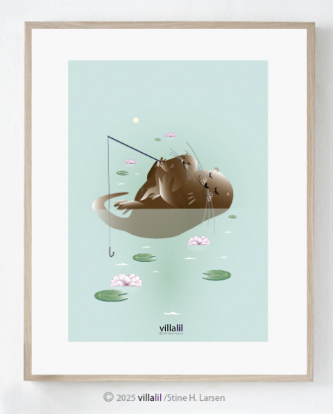 Oddere på fisketur Oddere på fisketur