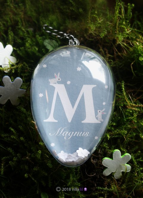 Påskeæg med bogstav og navn Påskeæg med bogstav og navn