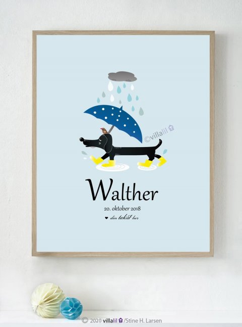 Navneplakat - VALGFRI motiv Navneplakat - VALGFRI motiv