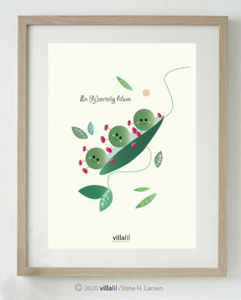 Hjærtelig hilsen - creme Hjærtelig hilsen - creme